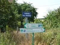 panneau direction Sully-sur-Loire – Eurovélo 6 / la Loire à vélo