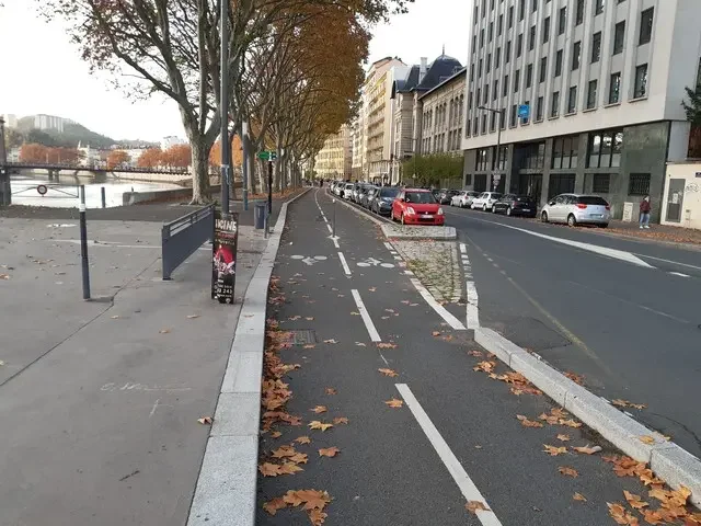 Photo : réseau express vélo
