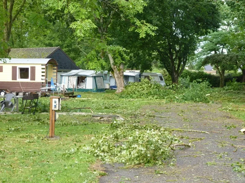 tornade au camping de Fourchambault
