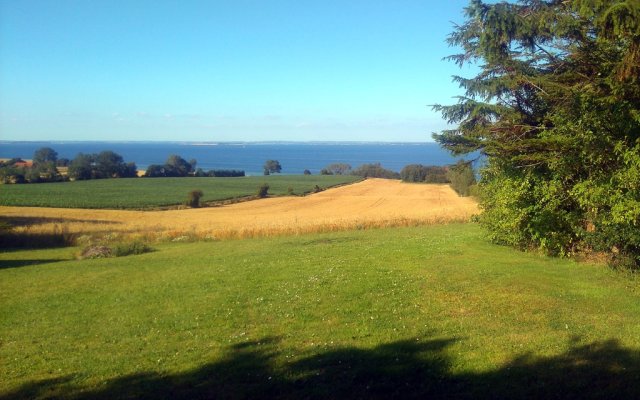 Vue sur les champs et la mer Photo : vue sur les champs et la mer, paysage, Danemark