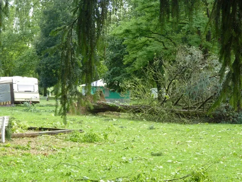 tornade au camping de Fourchambault