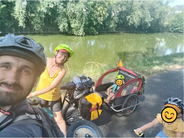 Photo de famille Photo : la famille en action