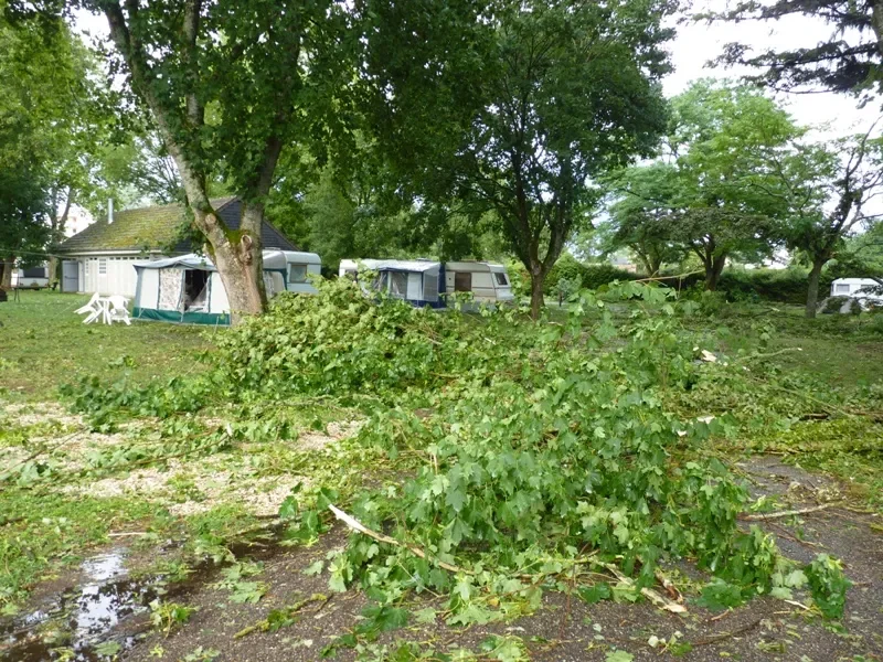 tornade au camping de Fourchambault