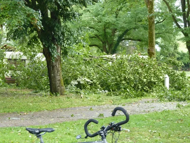 tornade au camping de Fourchambault