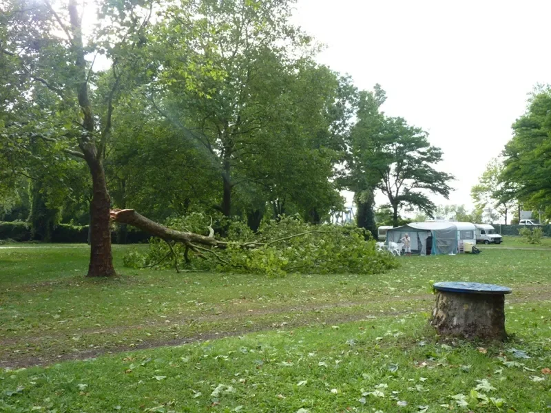 tornade au camping de Fourchambault